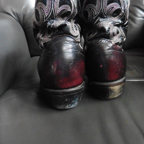 Cowboy Boots Men's Size 9 EE. Leather Uppers, Lining, Outsoles. Brand: Code West - Picture 7 of 8